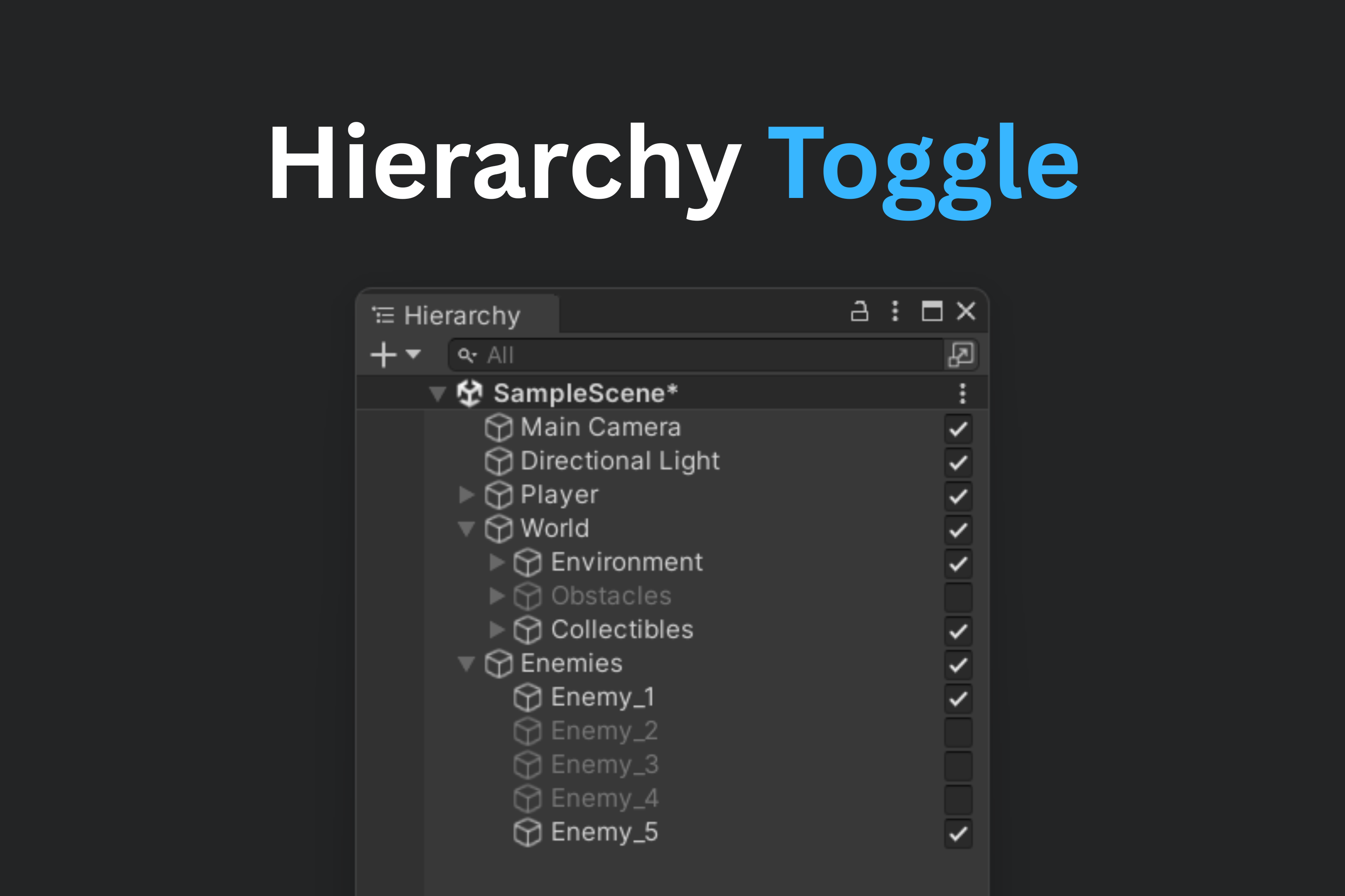 Hierarchy Toggle